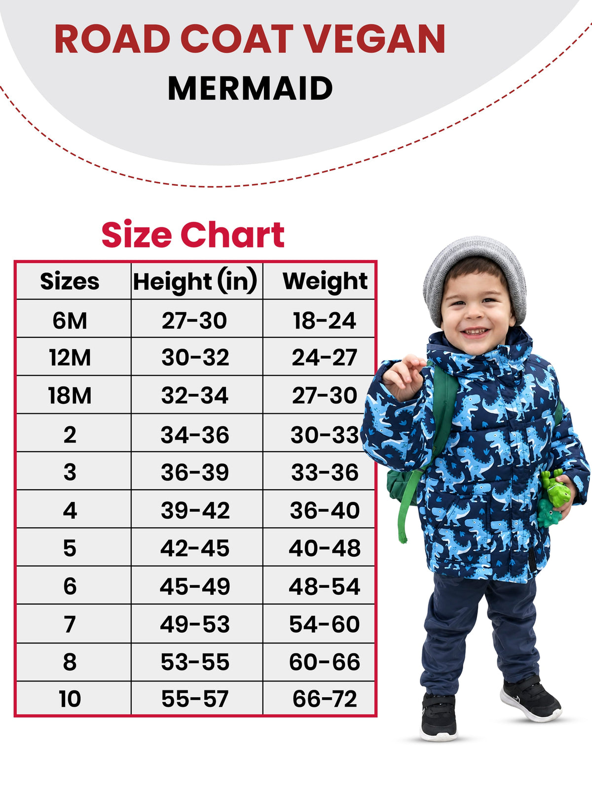 Car Seat Coat | The Road Coat Vegan - Navy Raptor Print
