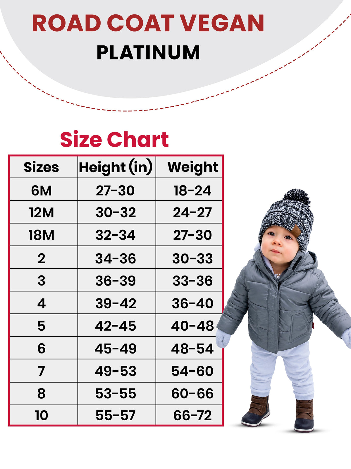 Car Seat Coat | The Road Coat Vegan - Platinum