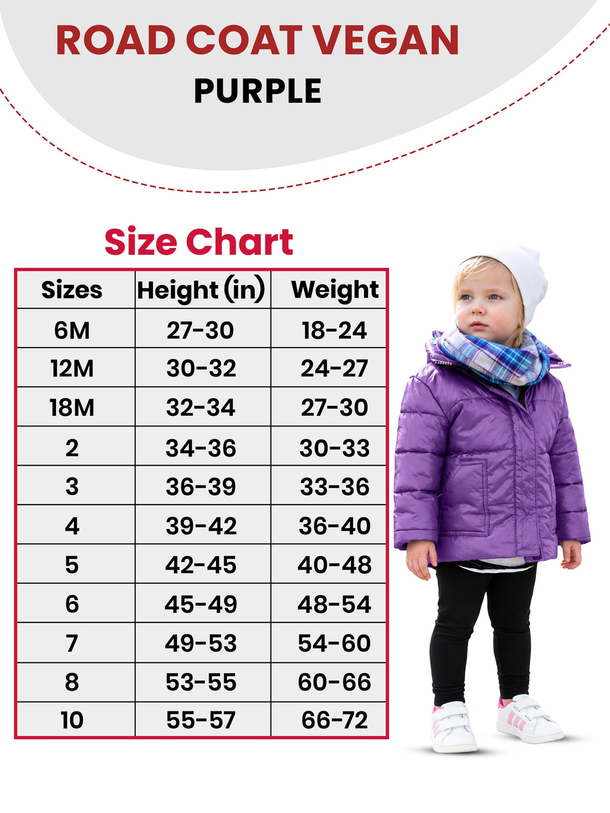 Car Seat Coat | The Road Coat Vegan - Purple