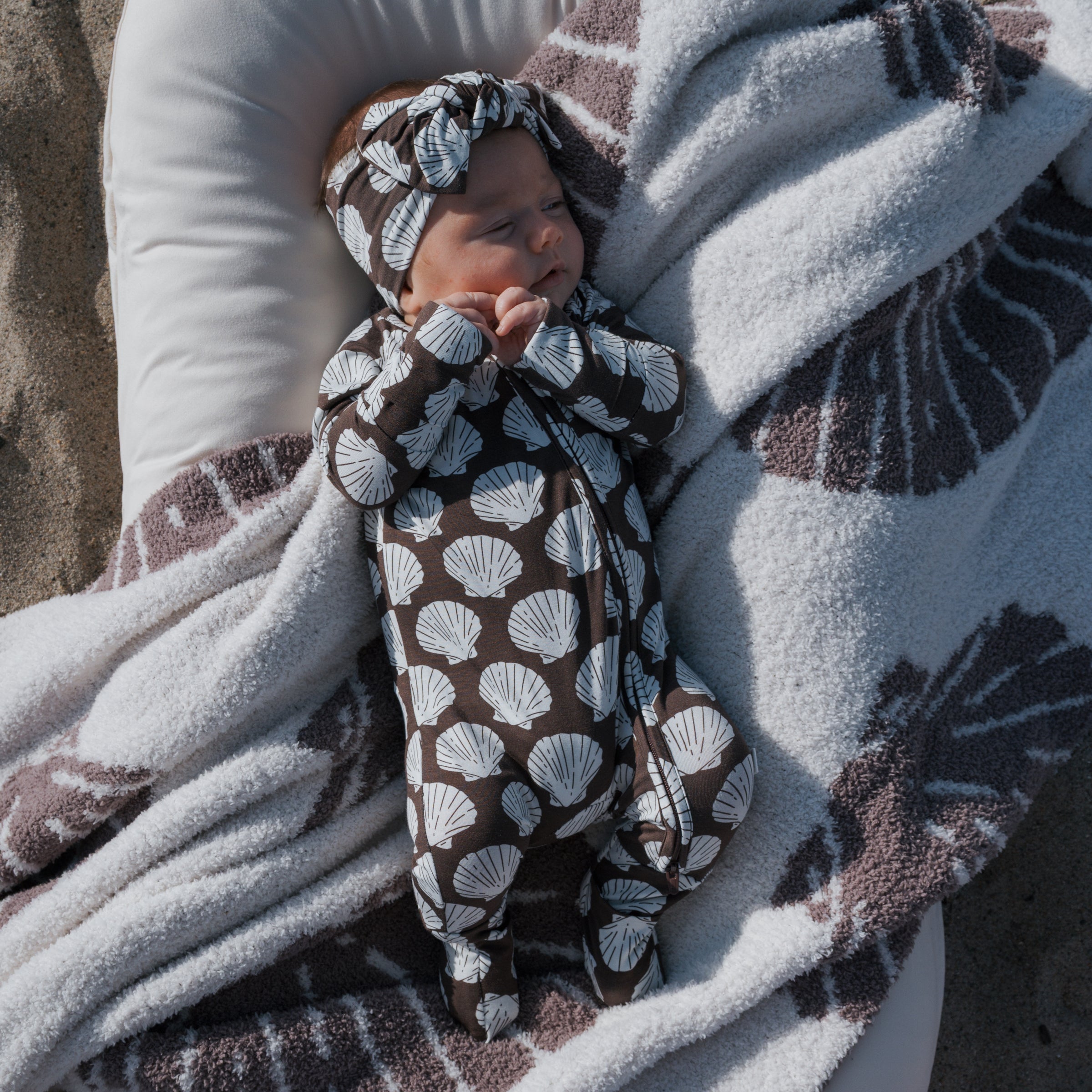 Plush Blanket | Seashells