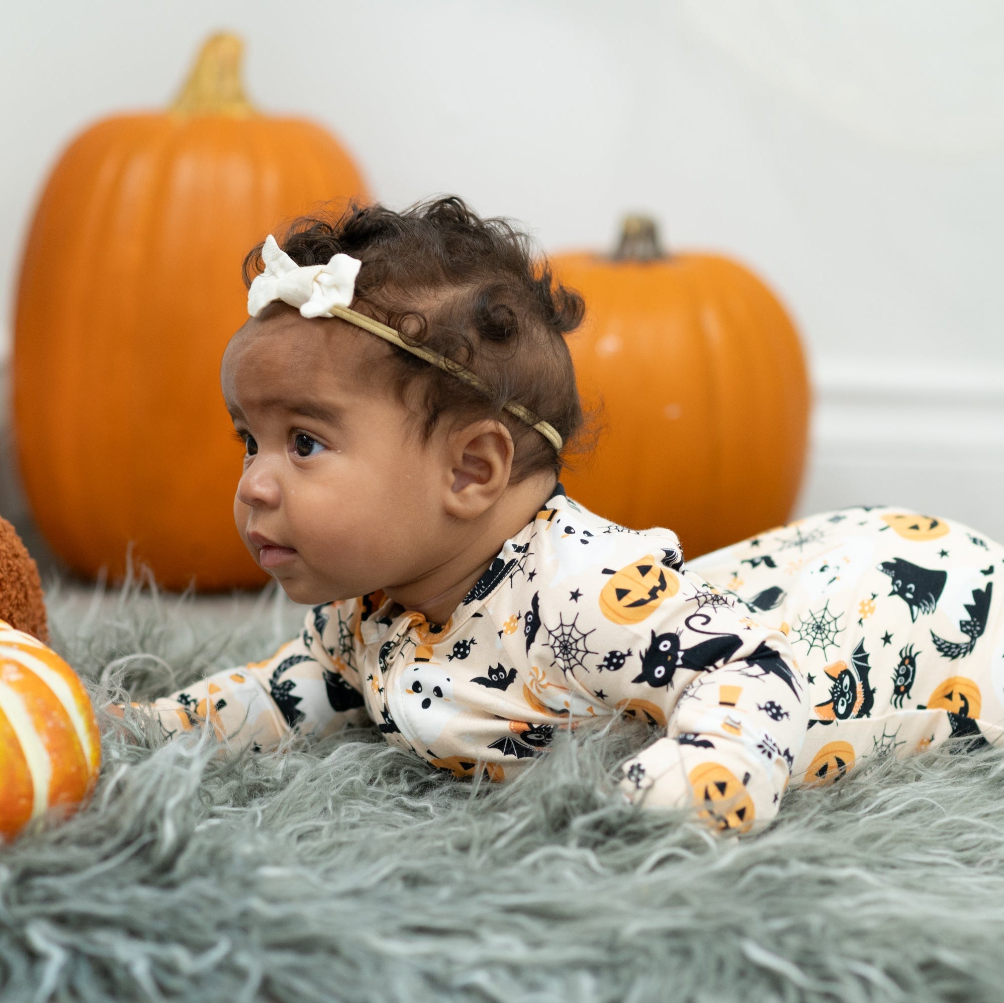 Zipper Footie Bats And Cats