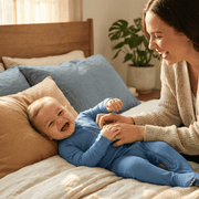 Zipper Footie - Captain Blue Ribbed