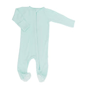 Zipper Footie - Fair Aqua