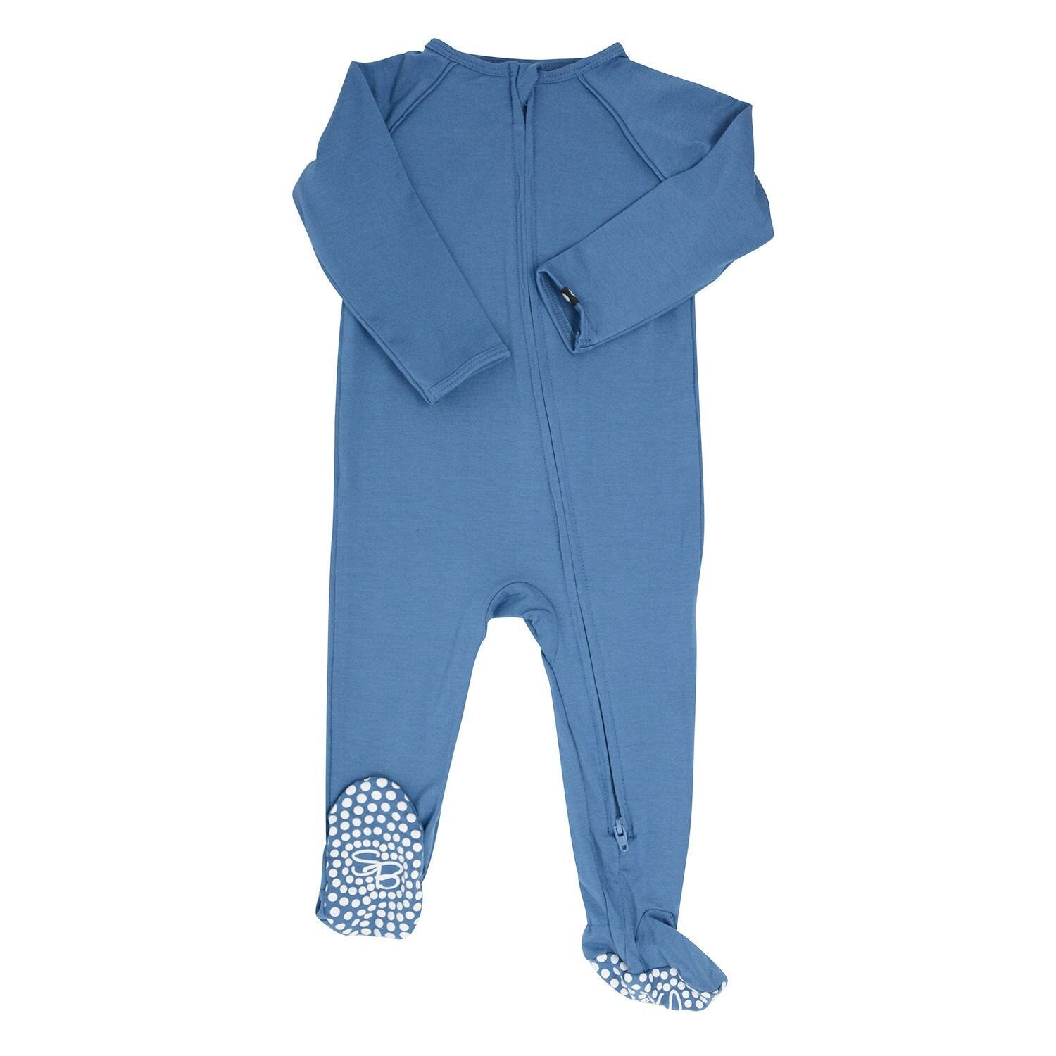 Zipper Footie - Bijou Blue