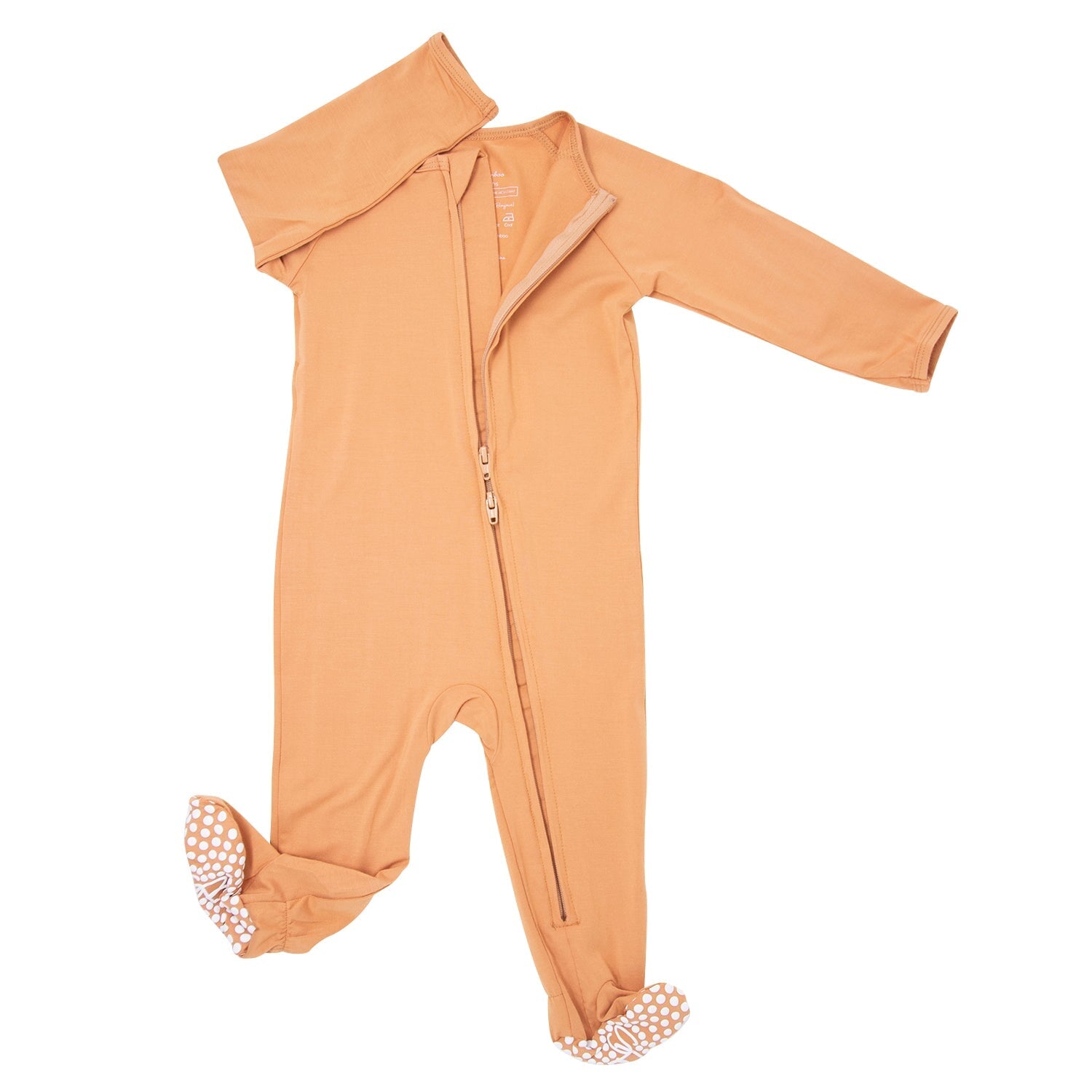 Zipper Footie - Pumpkin Spice