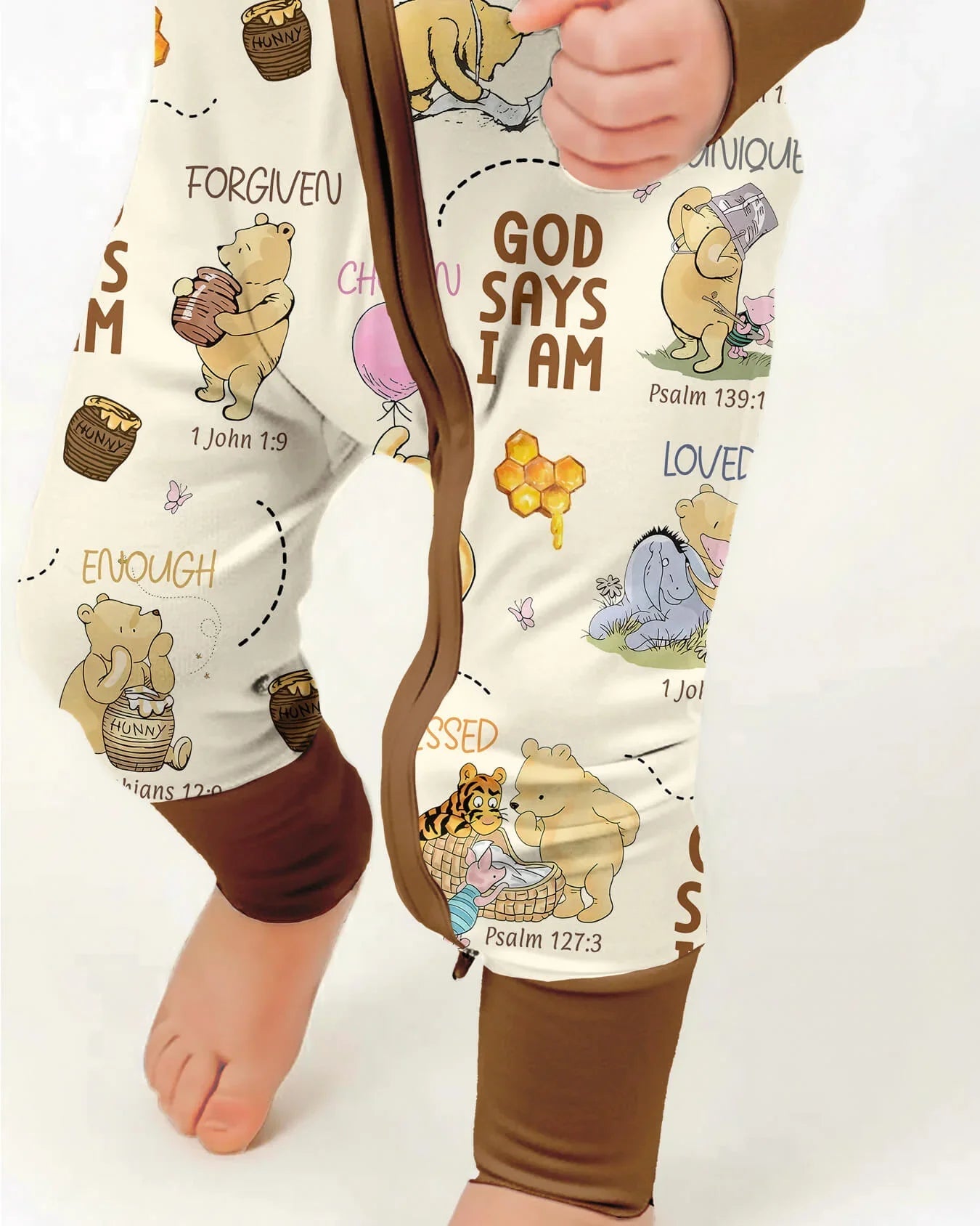 God Says I Am – Little Blessings Bamboo Convertible Zippy