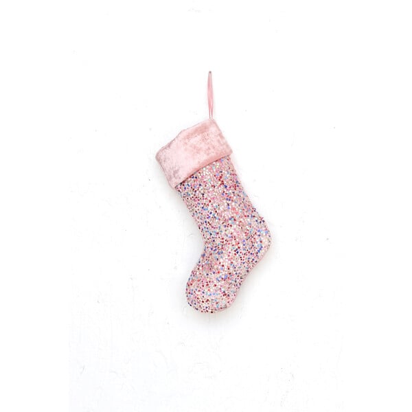 Sequin Colorblock Stocking