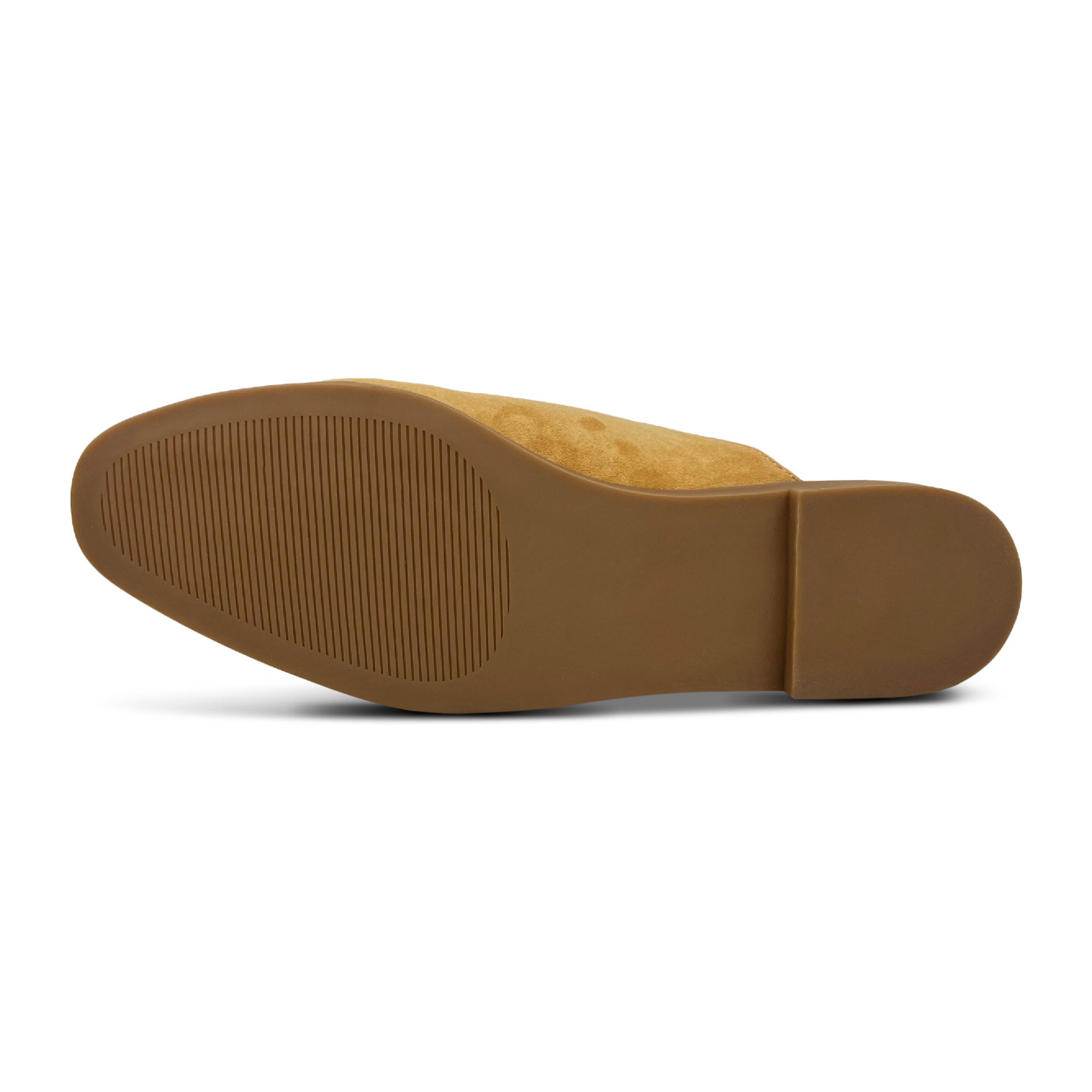 Zoe Slipper Mule In Whiskey Suede