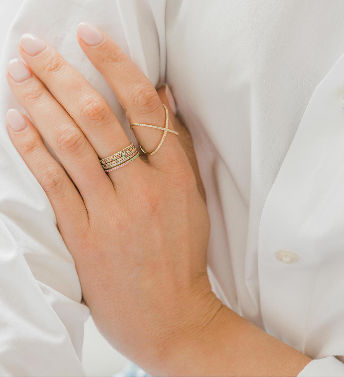 Rainbow Eternity Band