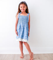 Zola Blue Floral Dress