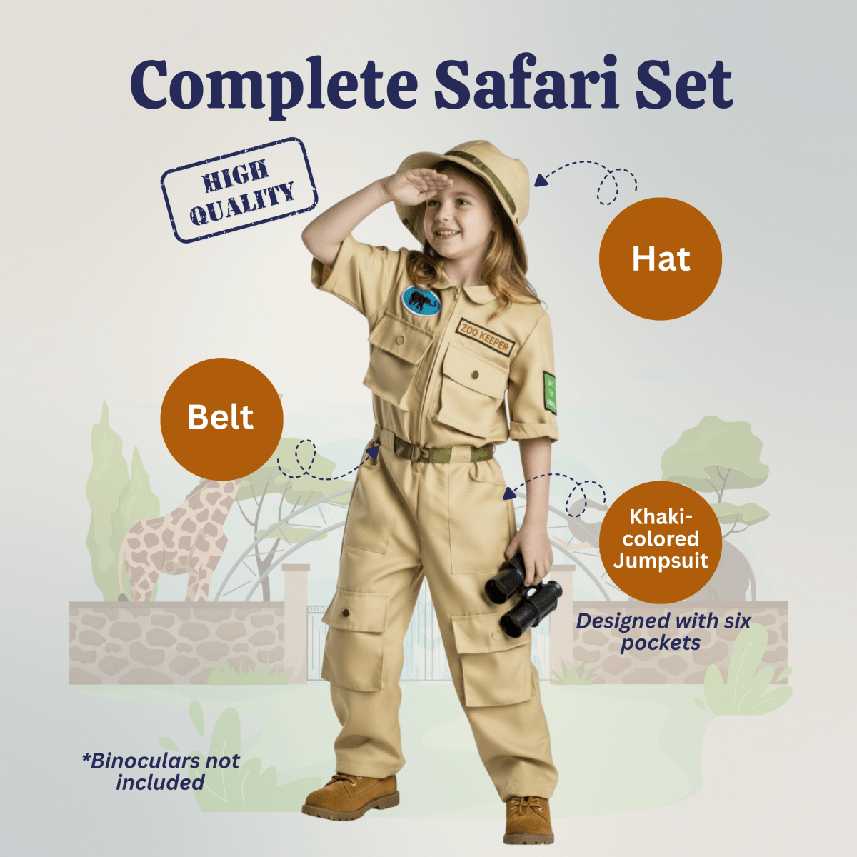 Zookeeper Costume - Kids