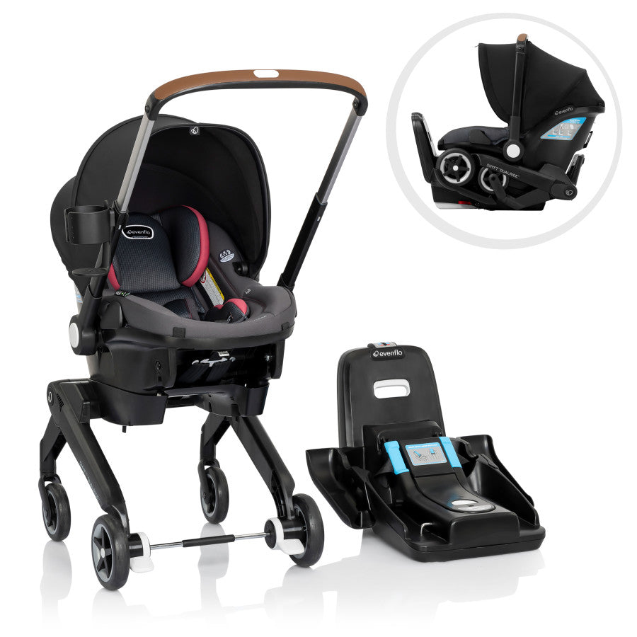 Shyft Dualride Infant Car Seat Stroller Combo With Carryall Storage