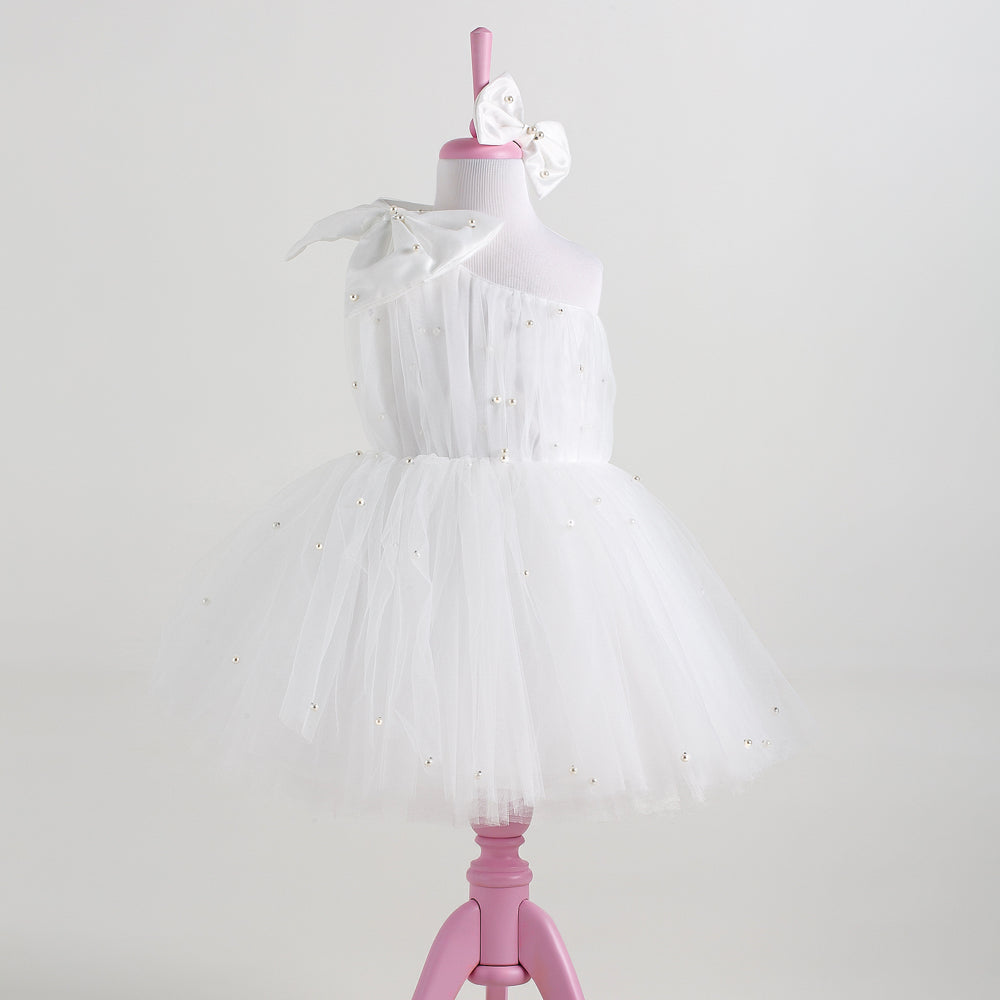 Cindy White Party Dress