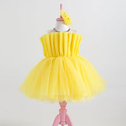 Eliza Yellow Party Dress