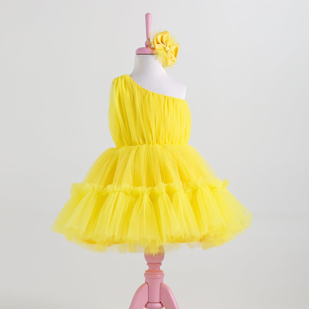 Felicity Yellow Party Dress