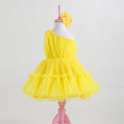 Felicity Yellow Party Dress