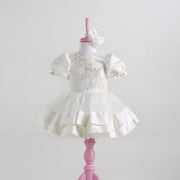 Linda White Party Dress
