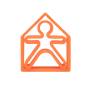 Neon Orange Kid in House