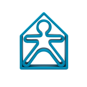 Neon Blue Kid in House