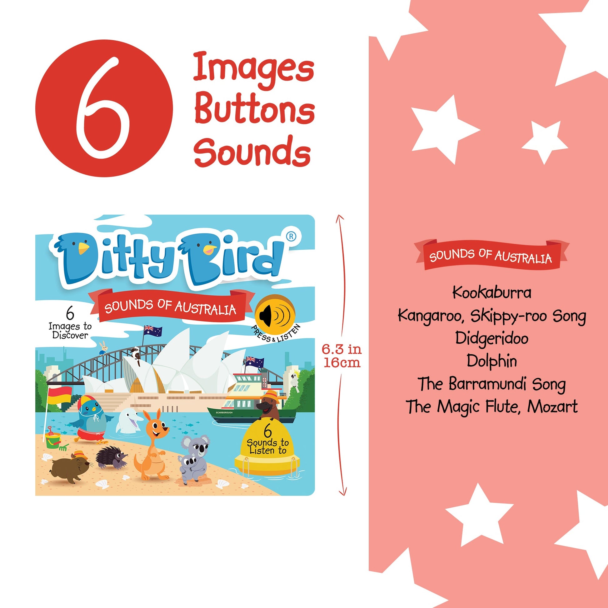 Ditty Bird Sounds Of Australia Sound Books