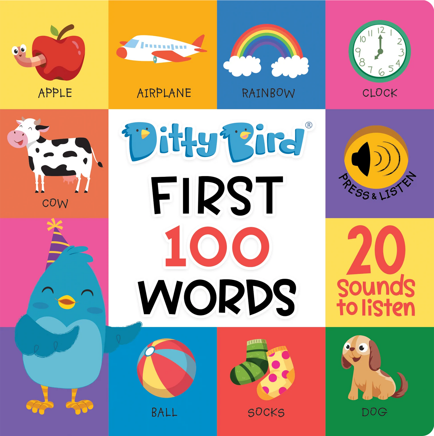 Ditty Bird 100 Words Sound Book Sound Books