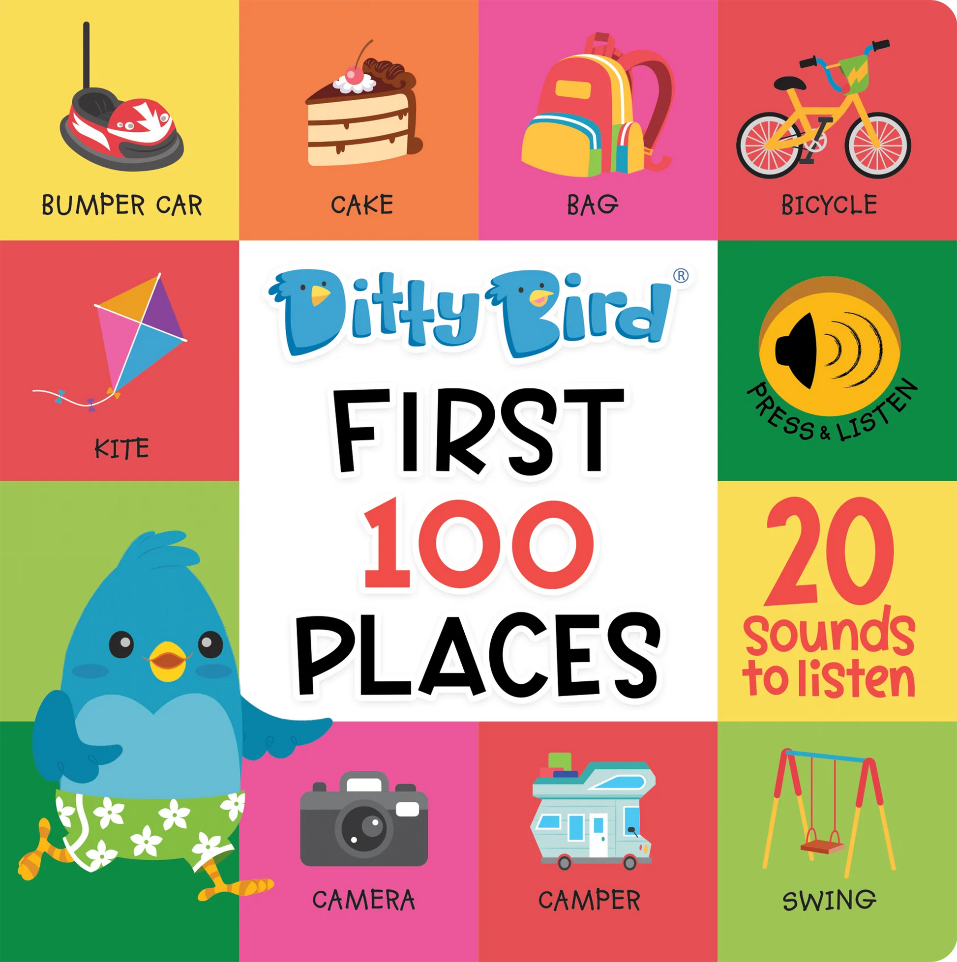Ditty Bird 100 Places Sound Book Sound Books
