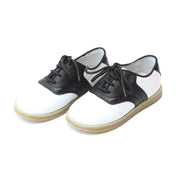 L'Amour Luke Two Tone Leather Saddle Shoe Lace Up Shoes