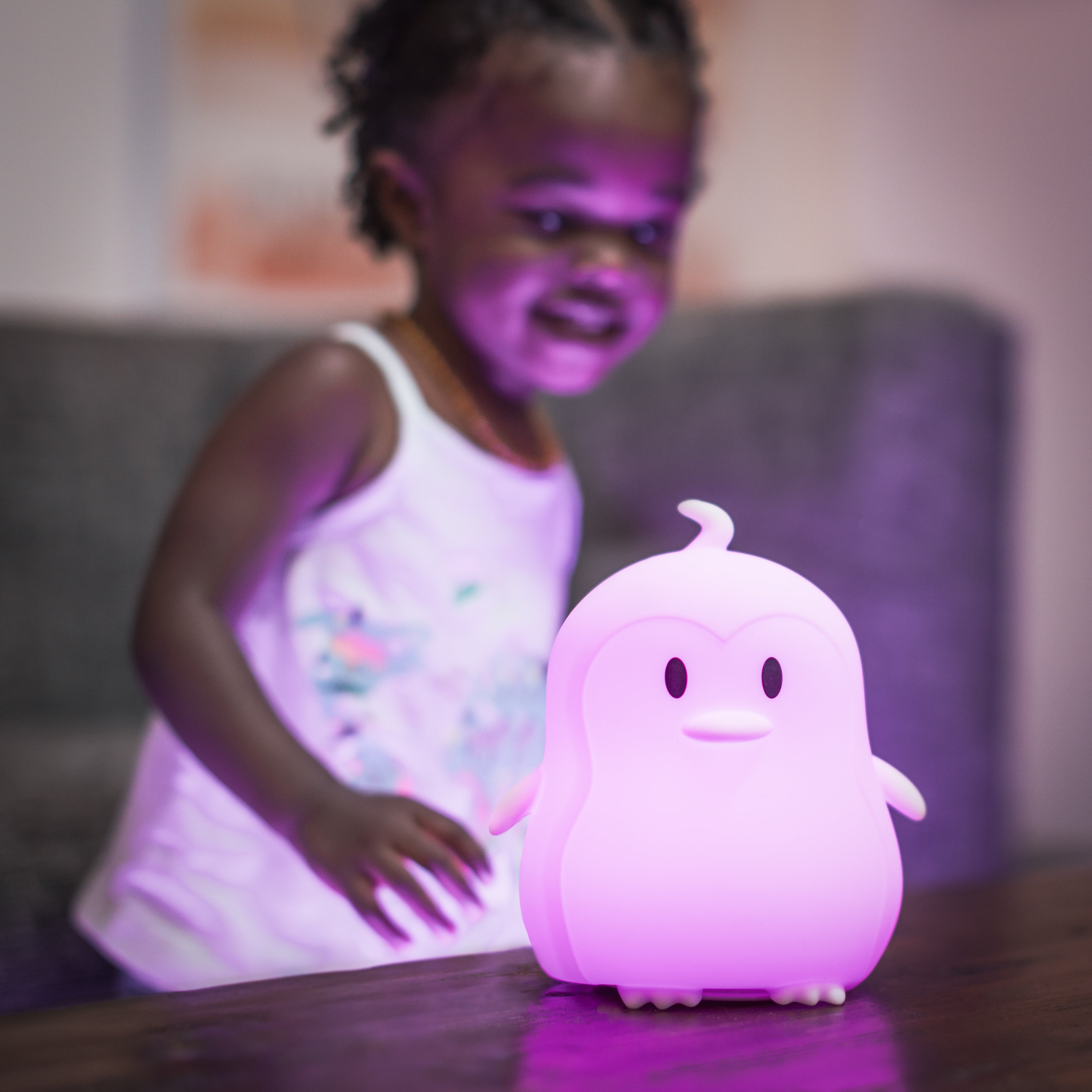 LumiPets®Penguin - Children's Nursery Touch Night Light