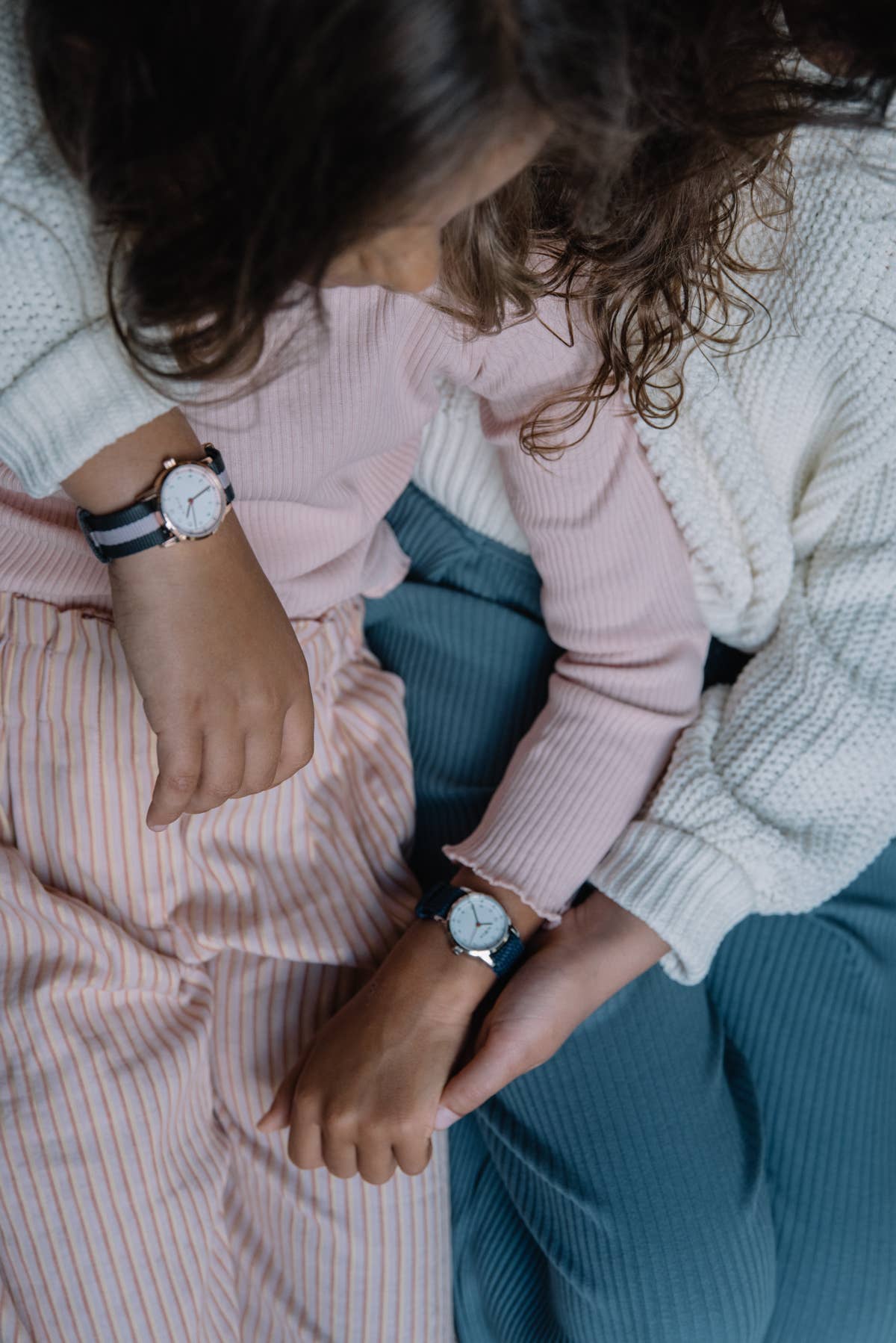 Millow Paris Millow Blossom Watch For Children - Pink Striped Strap Watche