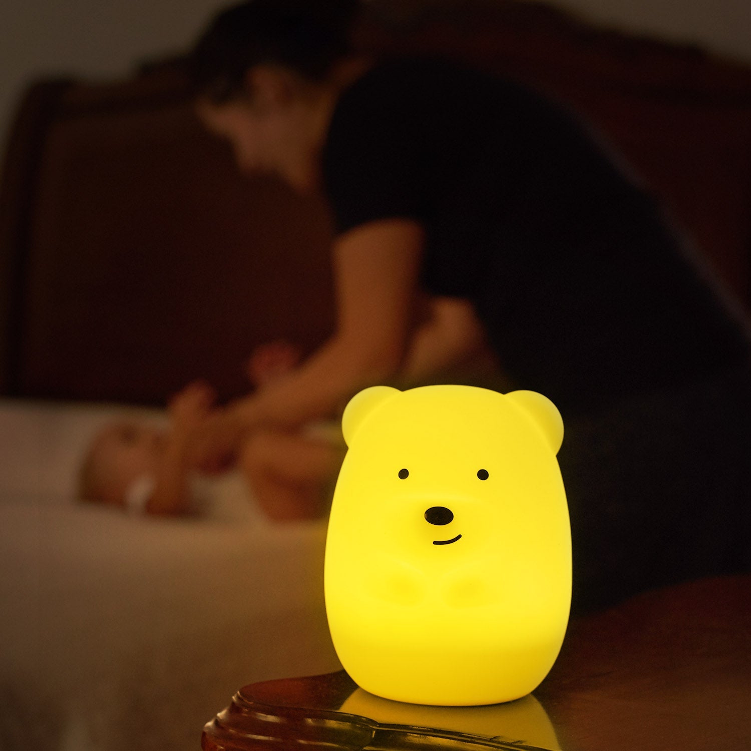 LumiPets® Bear - Children's Nursery Touch Night Light