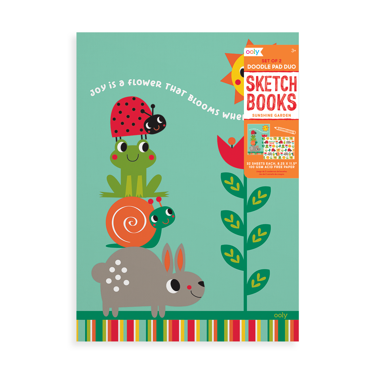 Ooly Space Critters Doodle Pad Duo Sketchbook (Set of 2)