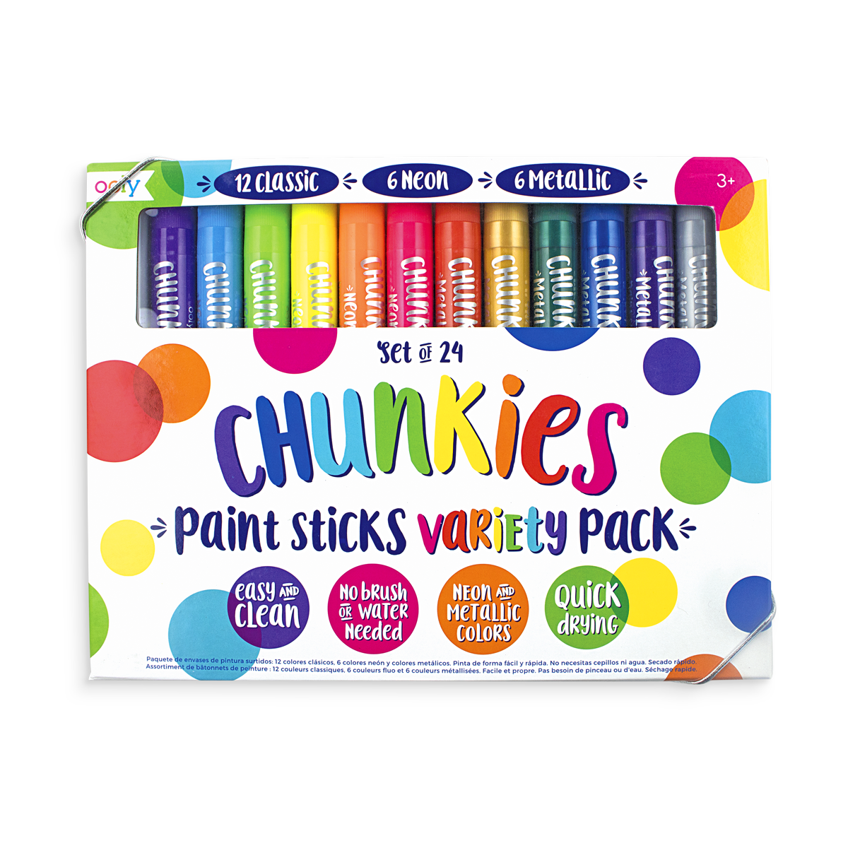OOLY Chunkies Paint Sticks Variety Pack Paint Sticks