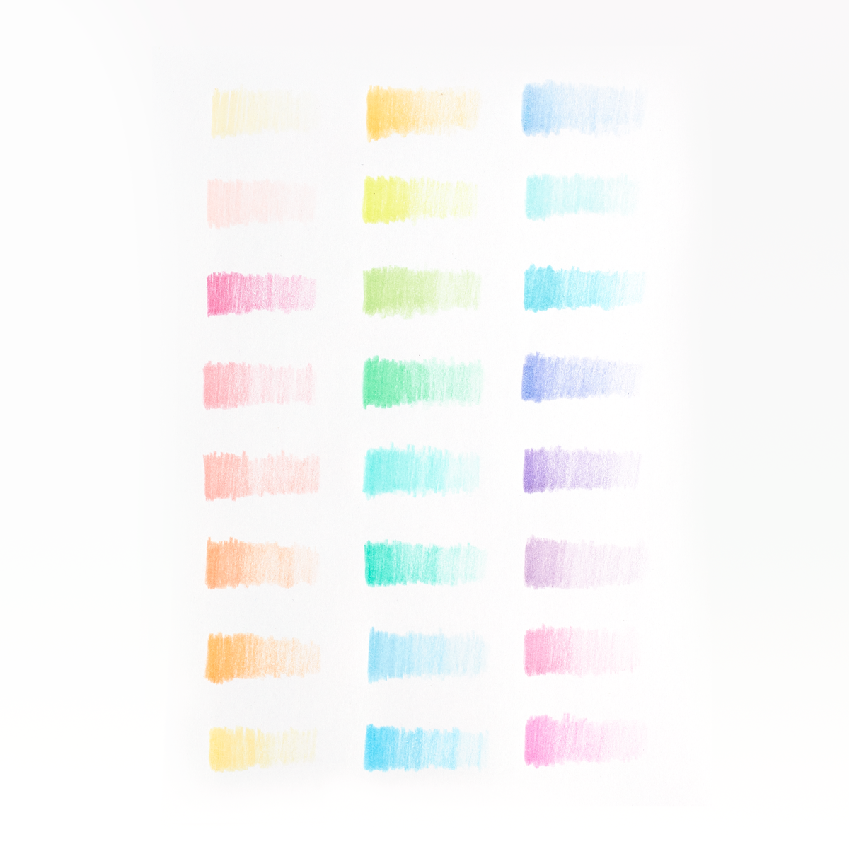 OOLY Pastel Hues Colored Pencils - Set of 24 Colored Pencils