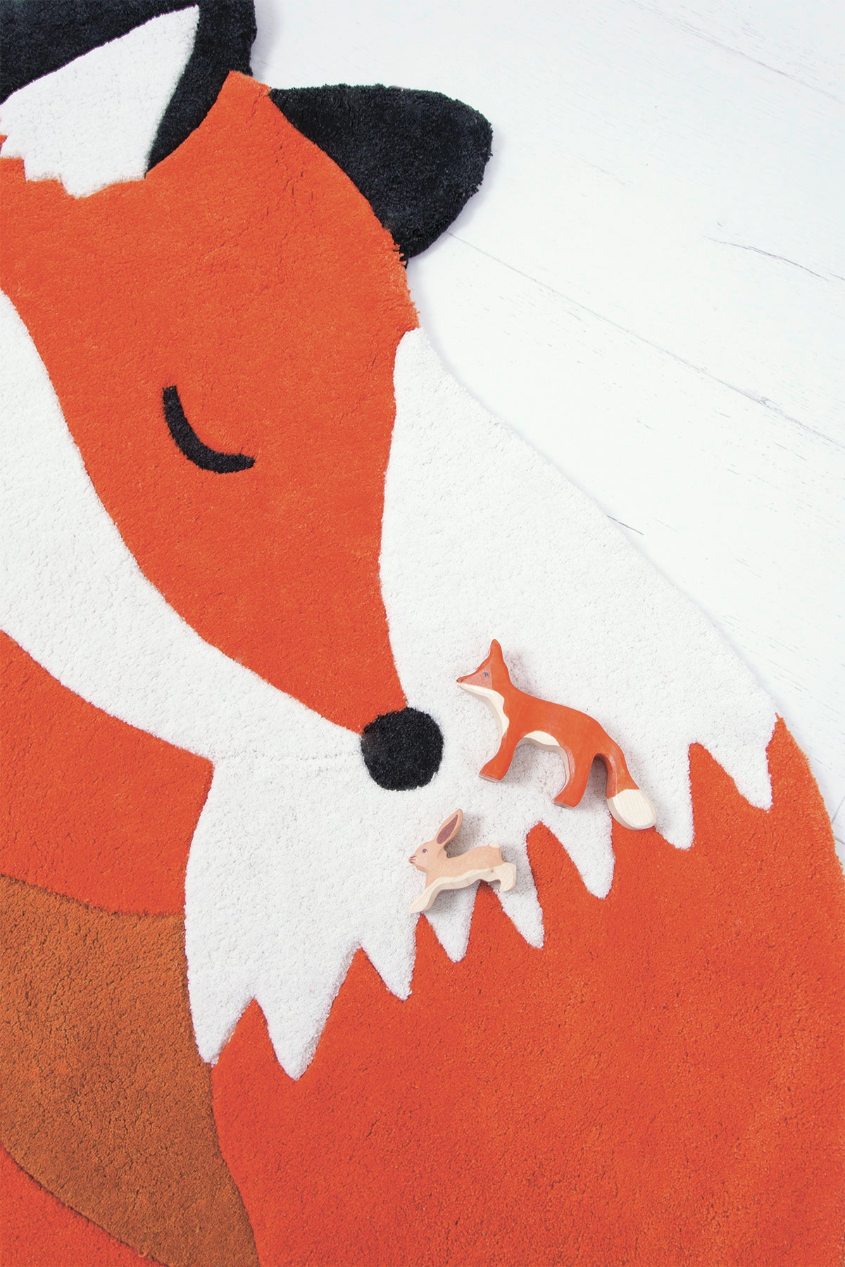 Lilipinso Cotton Rug (100 X 100 Cm) - Mr Fox
