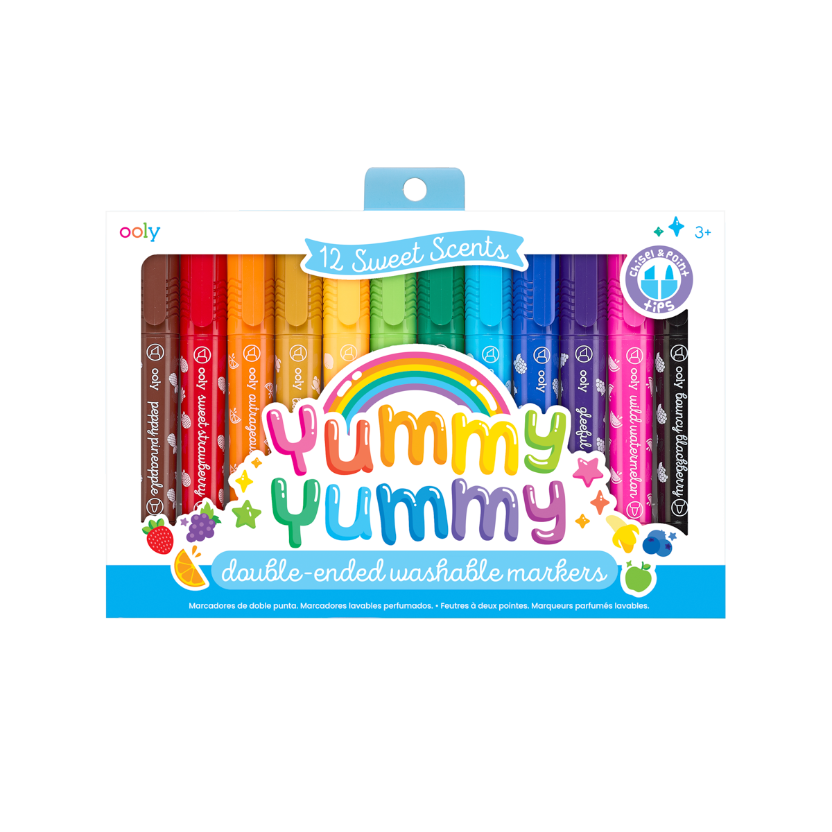 OOLY Yummy Yummy Scented Markers - Set of 12 Scribbling