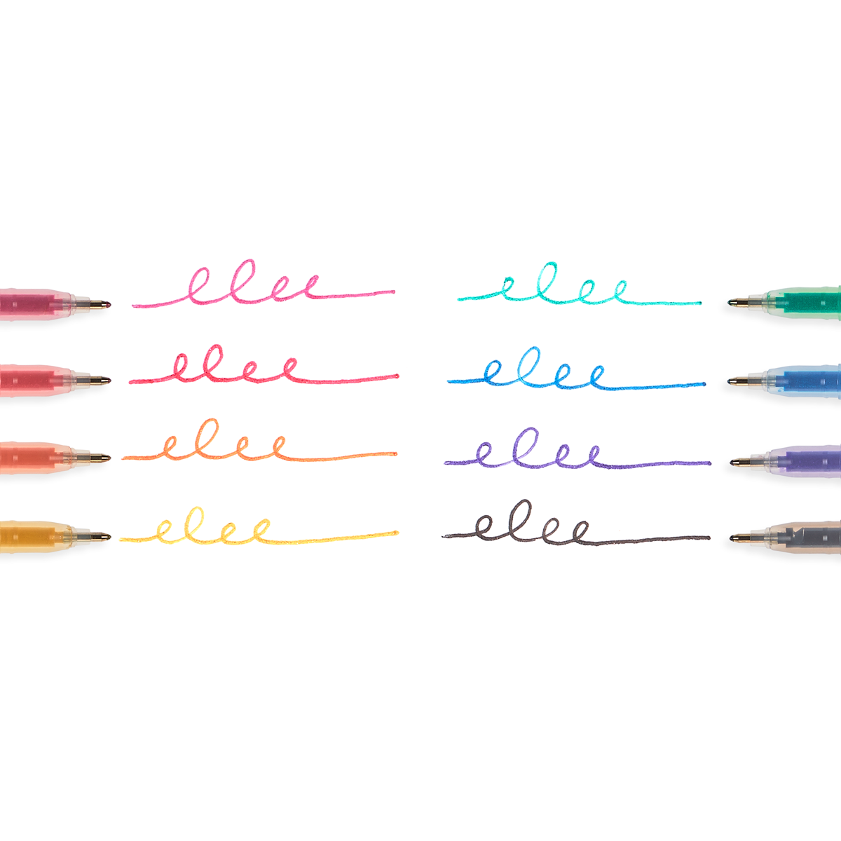 Ooly Oh my Glitter! Retractable Gel Pens - Set of 12