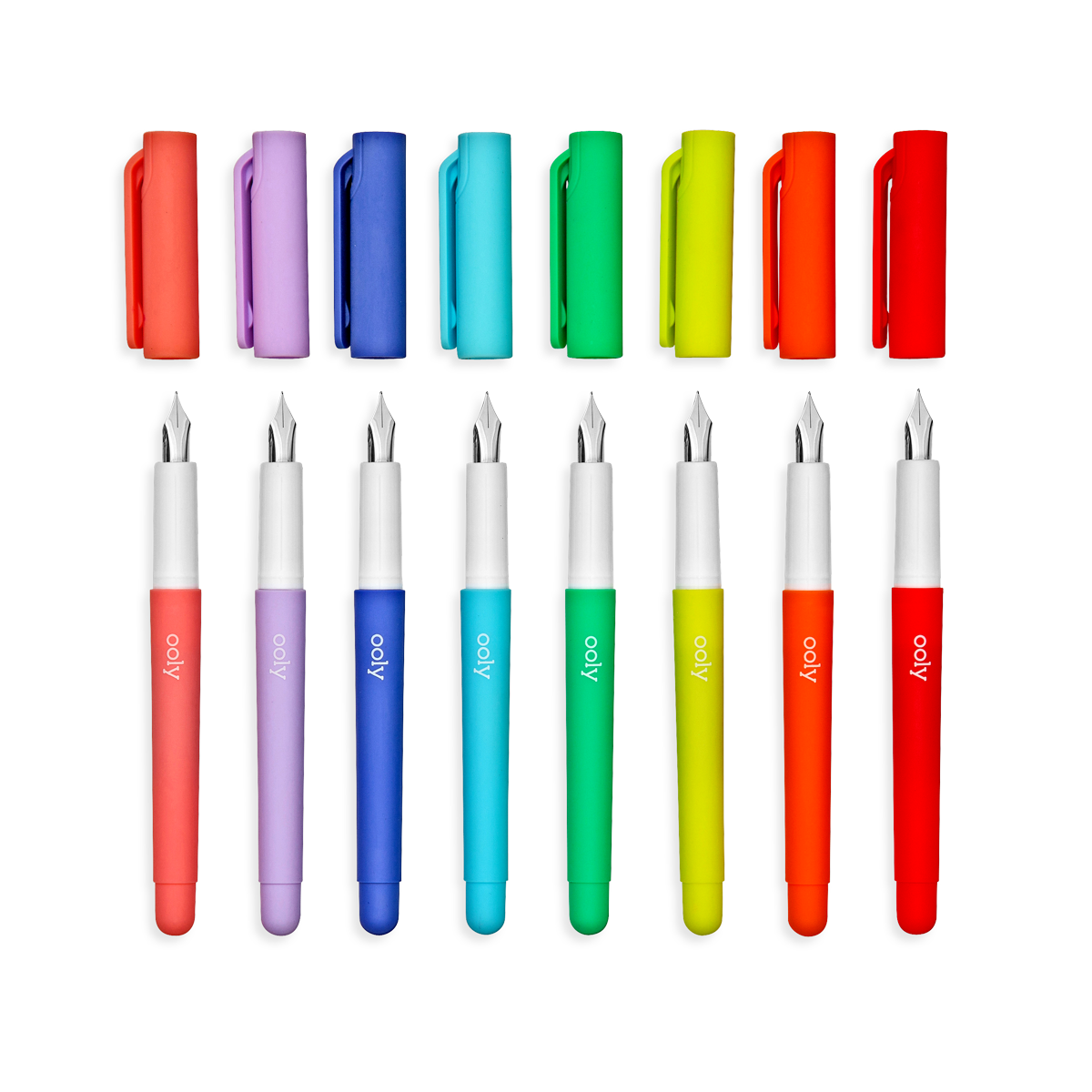 OOLY Color Write Fountain Pens - Set of 8 Fountain Pens