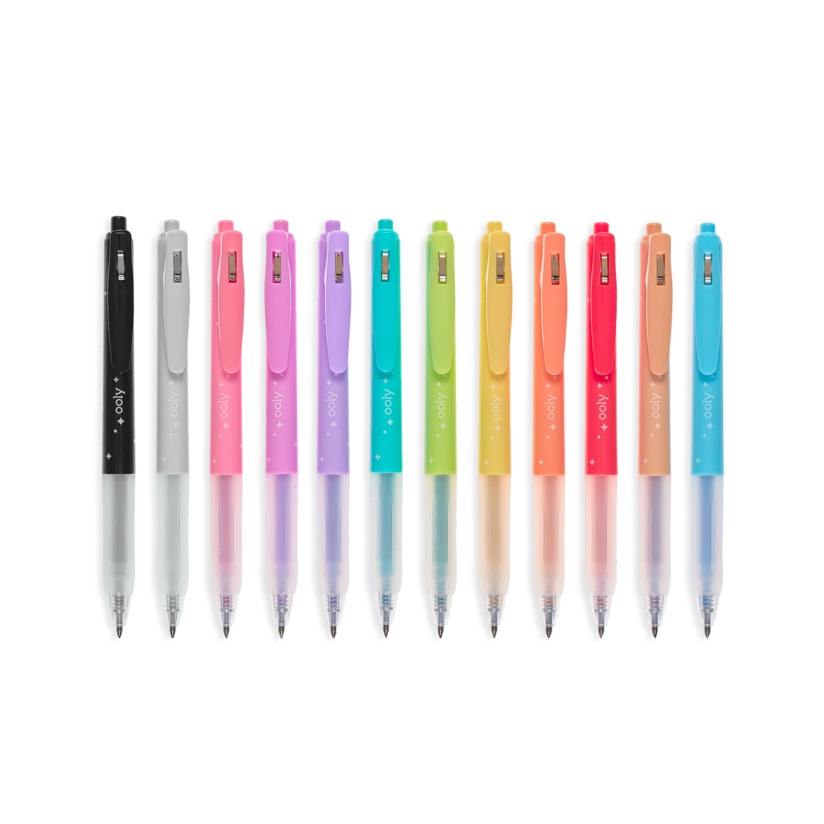 OOLY Oh My Glitter! Retractable Gel Pens - Set of 12 Gel Pens