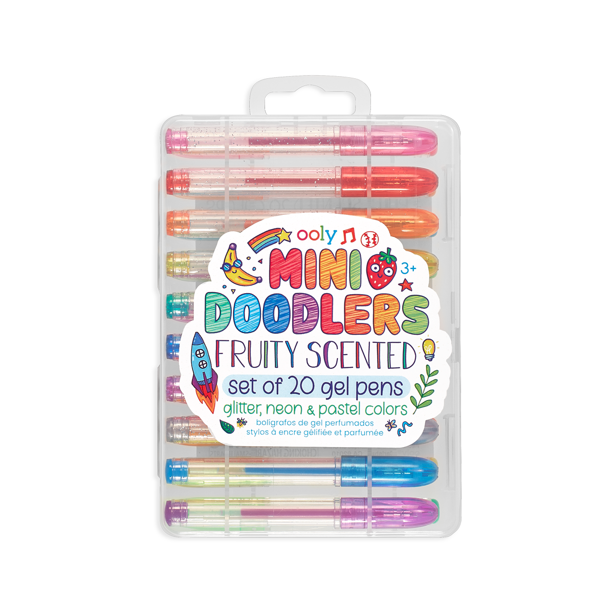 OOLY Mini Doodlers Scented Gel Pens - Set of 20 Gel Pens
