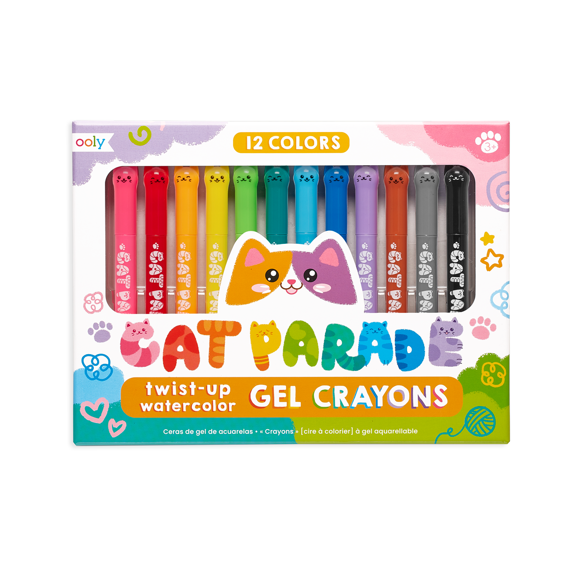 OOLY Cat Parade Gel Crayons Crayons