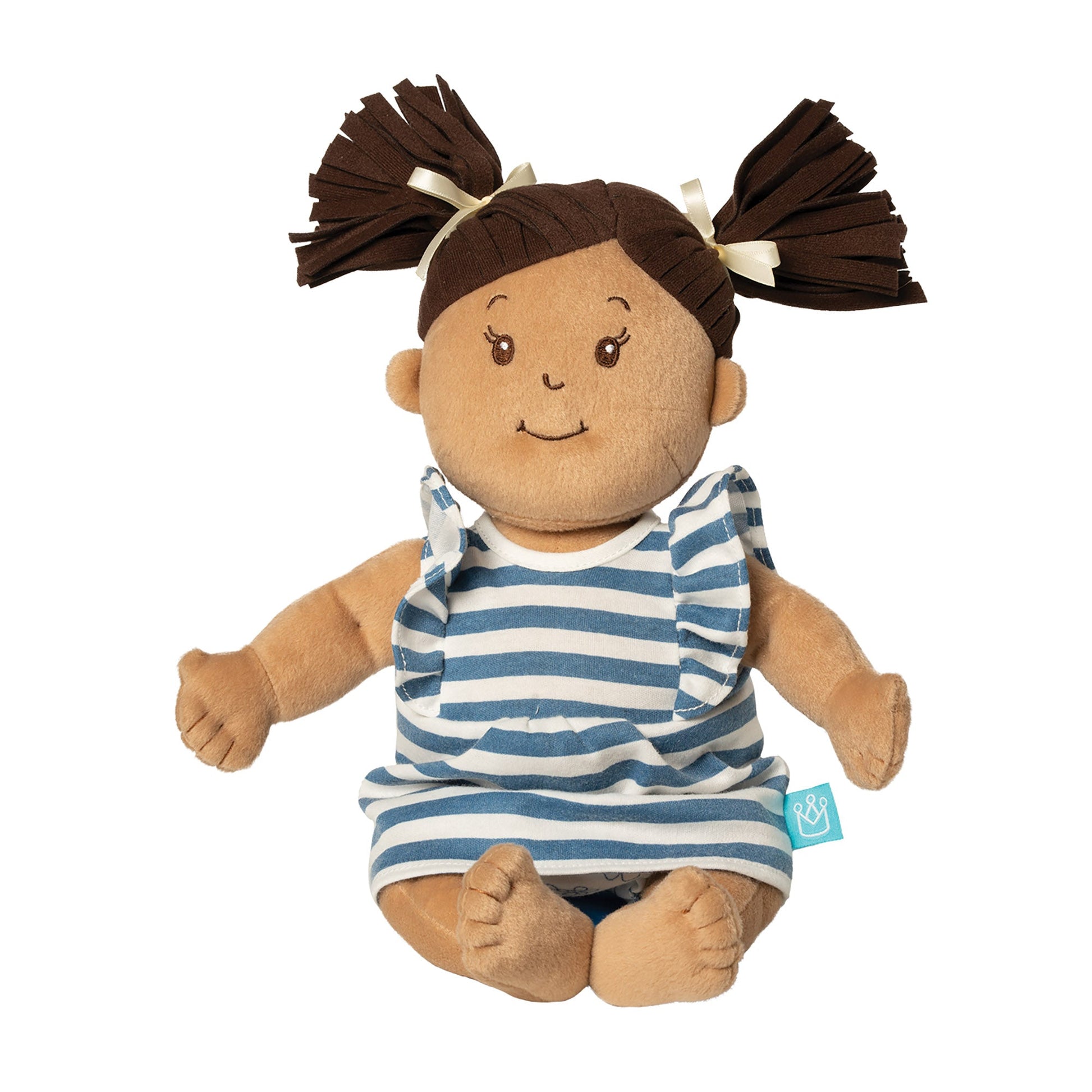 Manhattan Toy Baby Stella Beige Doll with Brown Pigtails Dolls