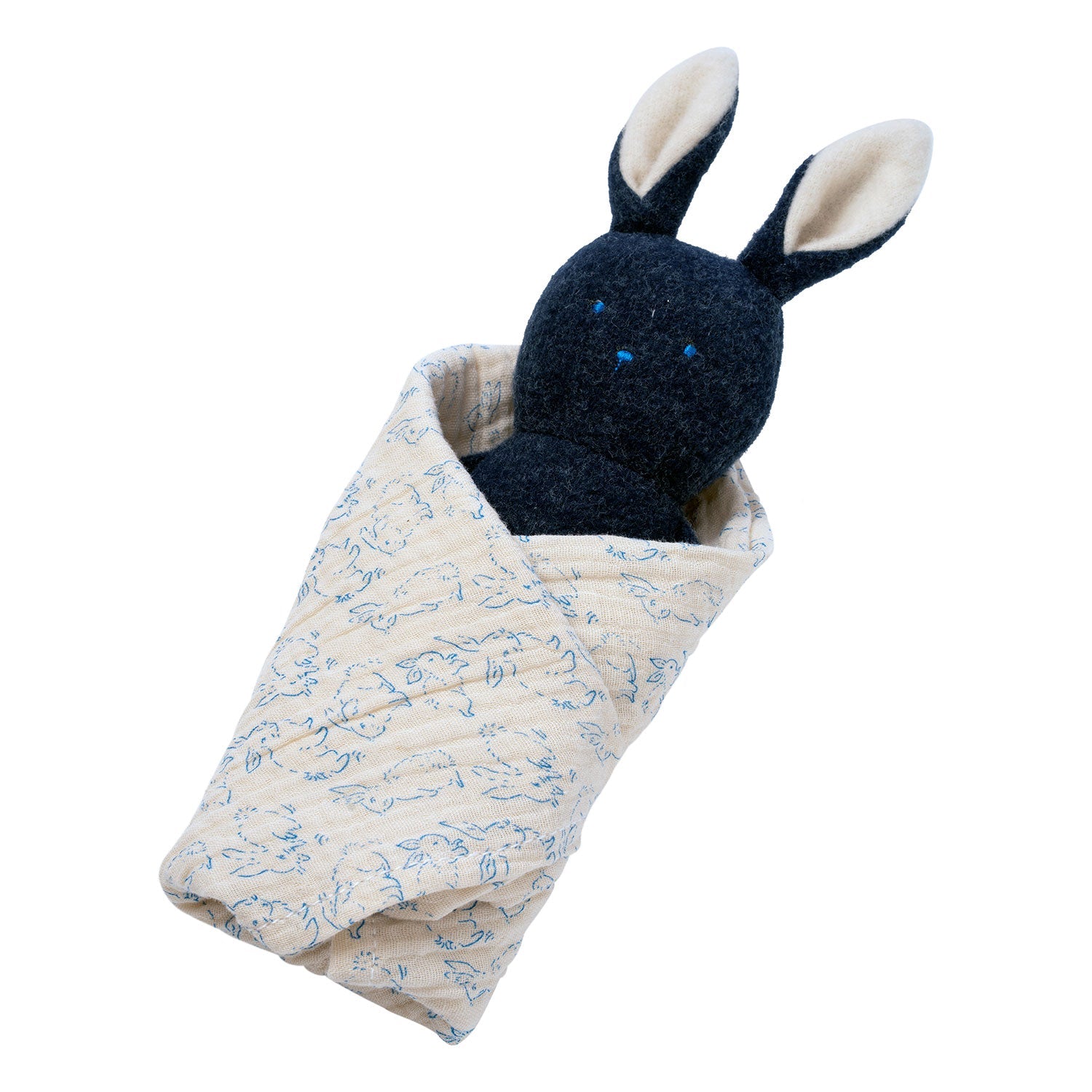 Manhattan Toy Bunny Rattle + Burp Cloth Plushies