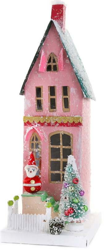 Vintage Santa Townhouse