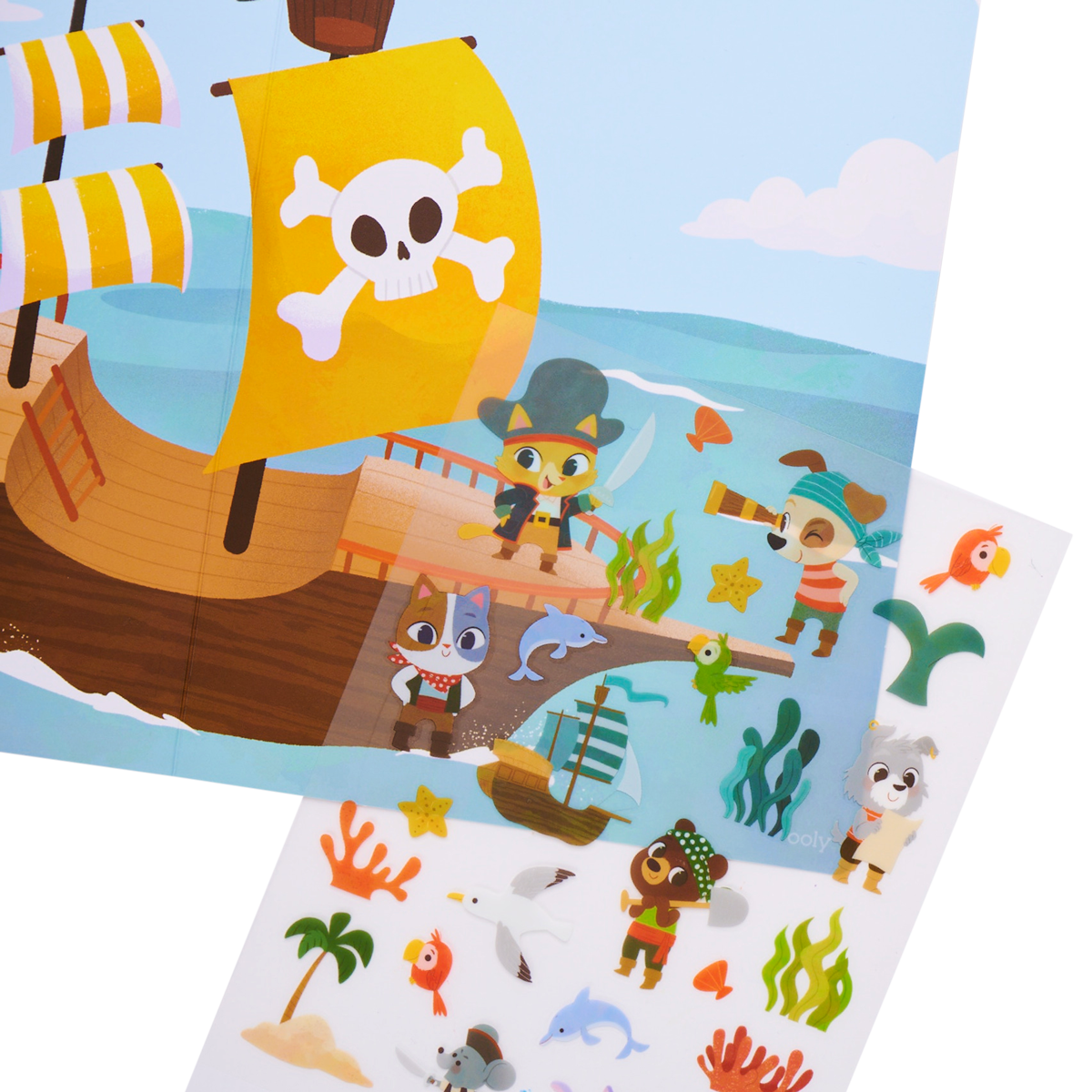 OOLY Set The Scene Transfer Stickers Magic - Ocean Adventure Stickers