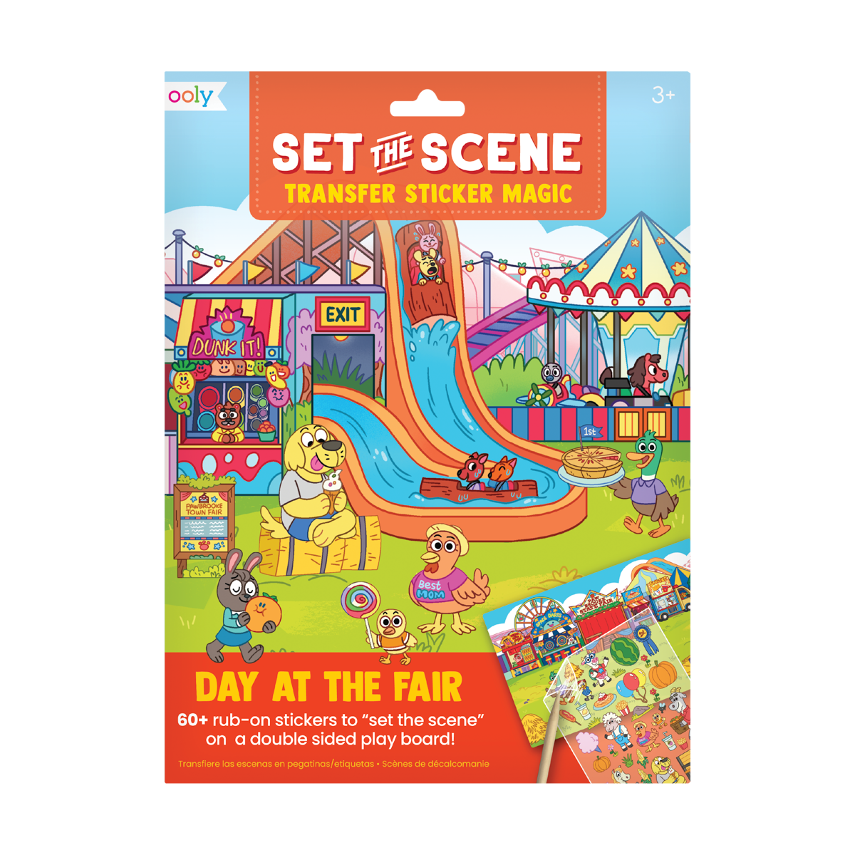 OOLY Set The Scene Transfer Stickers Magic - Day At The Fair Stickers