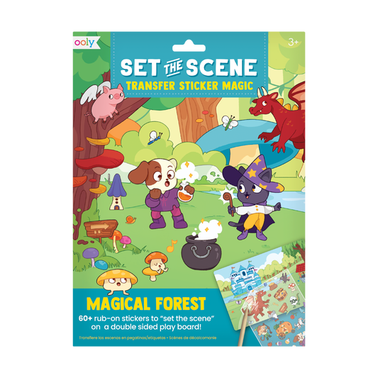 OOLY Set The Scene Transfer Stickers Magic - Magical Forest Stickers