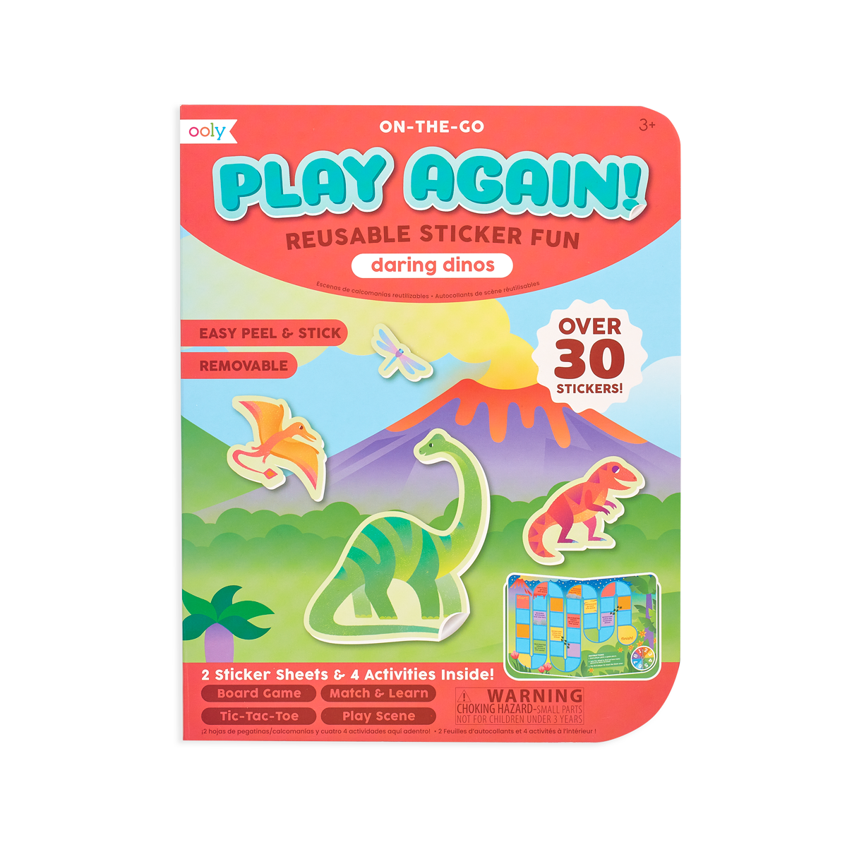 OOLY Play Again! Mini On-The-Go Activity Kit - Daring Dinos Activity Kits