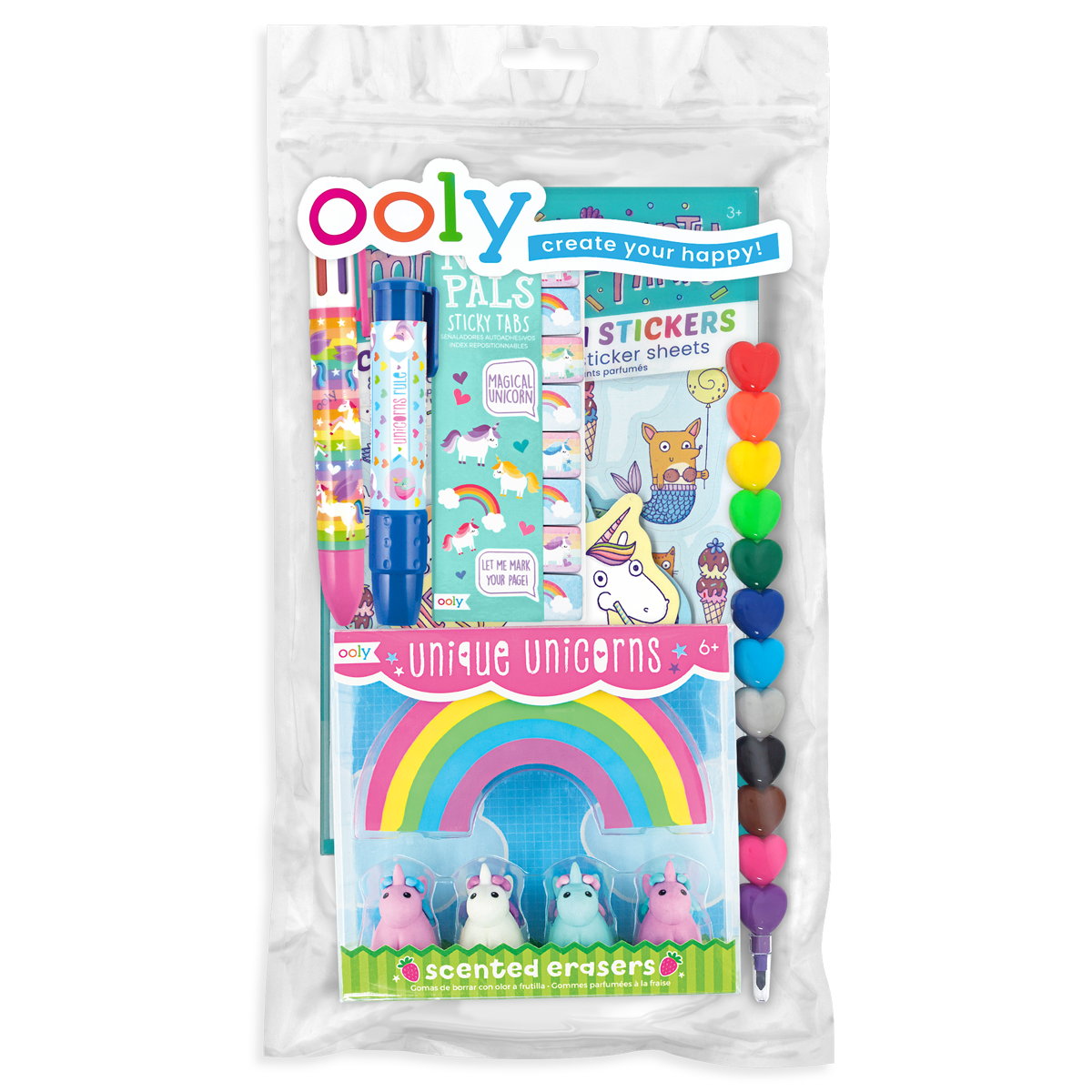 OOLY Oh My! Unicorns & Mermaids Happy Pack Party Favors