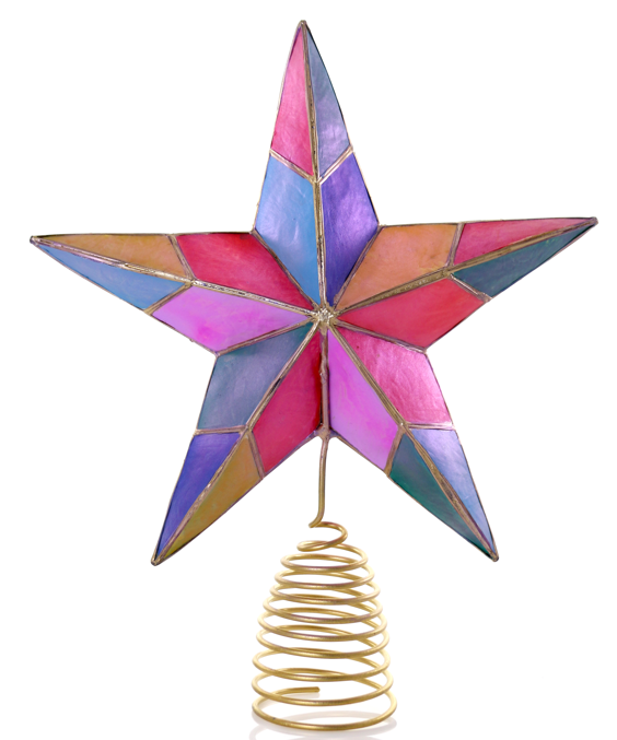 Spectrum Star Tree Topper  5 Pt