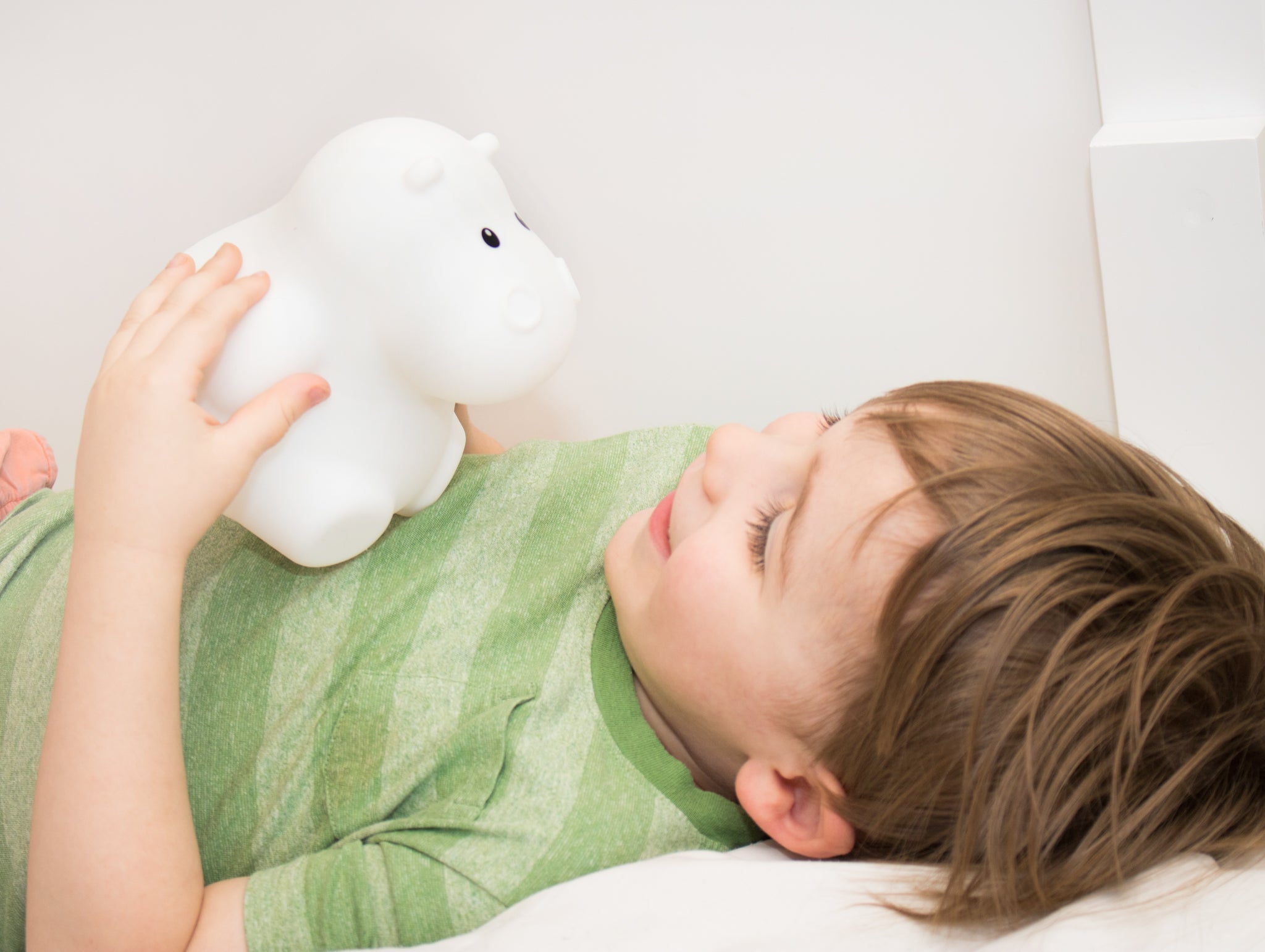 LumiPets® Hippo - Children's Nursery Touch Night Light